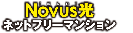 新しいNovus光ネットフリーマンションは